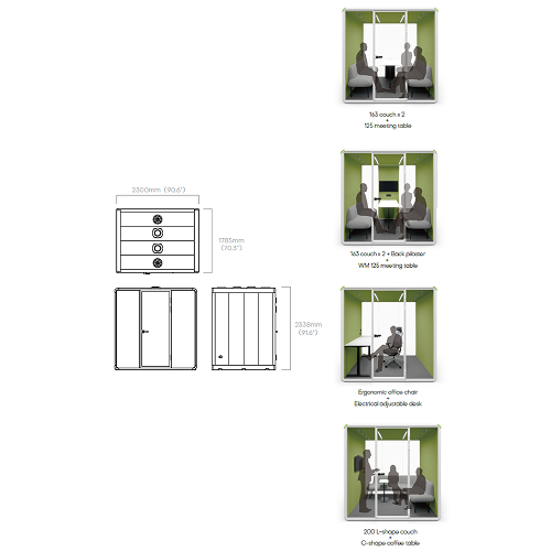 Hush Pod Luxe L Premium Acoustic Meeting Pod - image 1