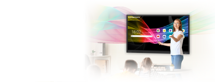 Clevertouch CORE 65-inch 4K interactive flat panel