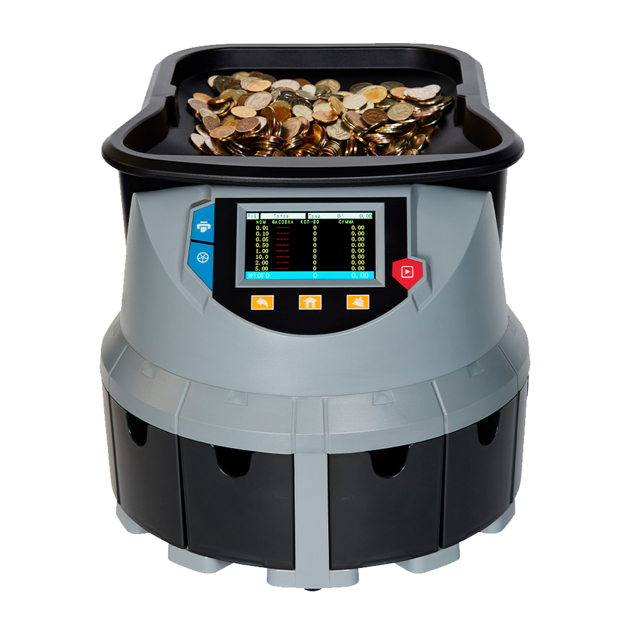 DoCash 953 Coin Sorter, Professional Bank-Grade Coin Counter, SKU DoCash 953