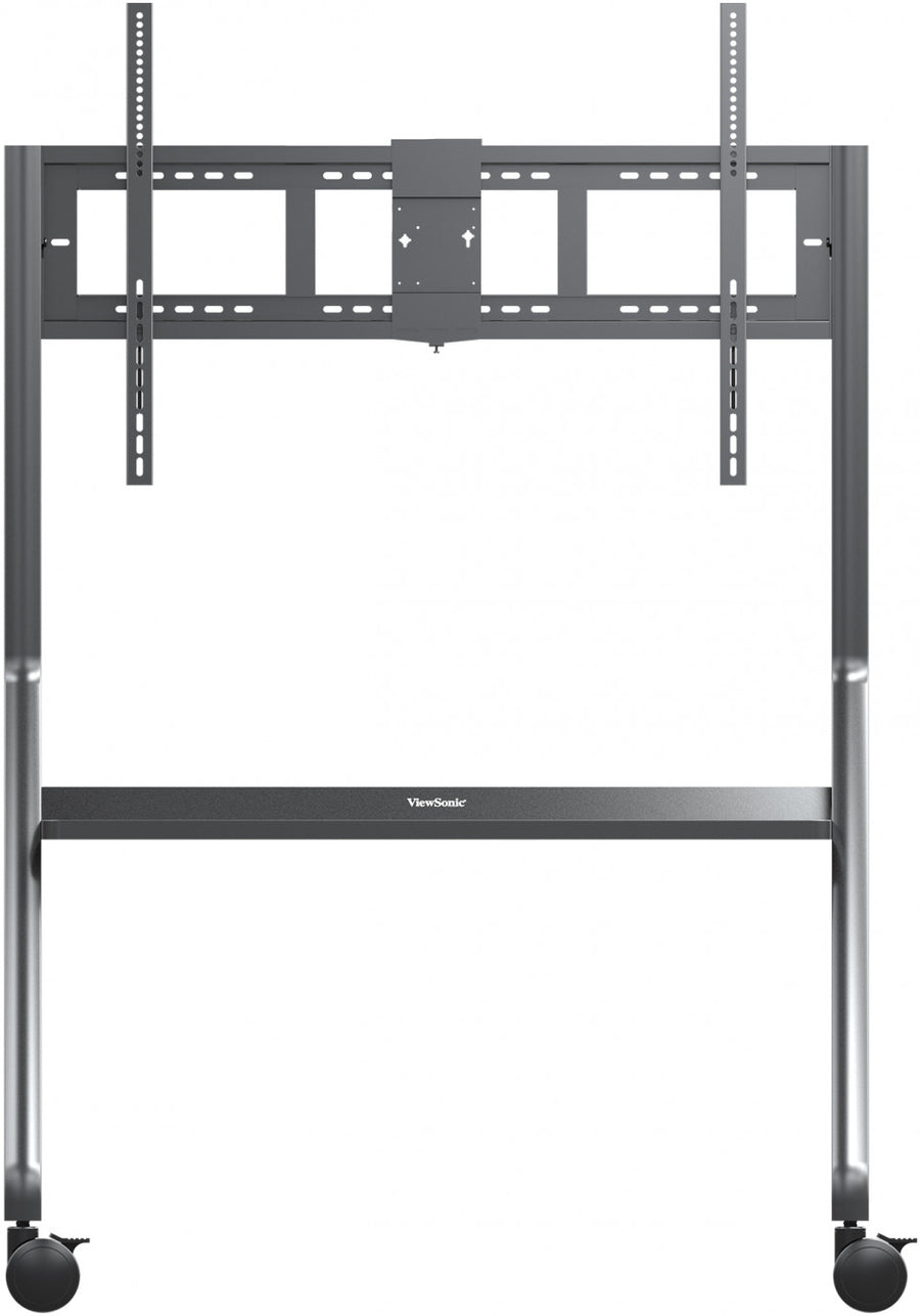 ViewSonic VB-STND-009 slim trolley cart for 65 to 105-inch interactive flat panels