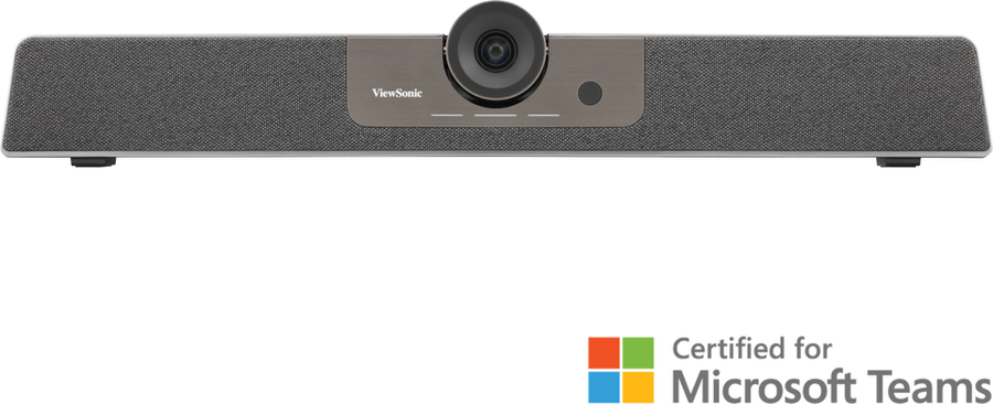 ViewSonic UMB202 TeamJoin 4K video bar system with camera, speaker and microphone array