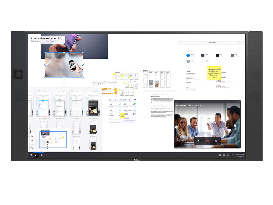 NEC 75-inch InfinityBoard 2.0 interactive flat panel