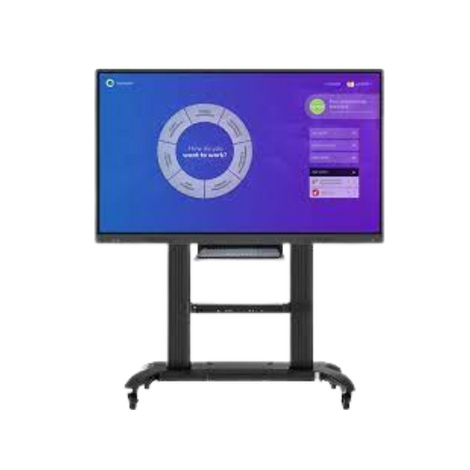 OneScreen Manual Height Adjustable Wall Mount - OS Mobile Cart