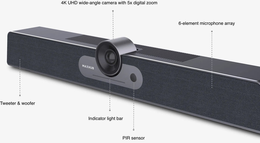 Maxhub All-in-One Ultra-HD USB Videobar â€“ UC S07 Video Conferencing System