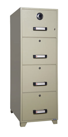 EIKO TB4C-4D Four-Door Fire-Resistant Filing Cabinet, Secure Storage – SKU TB4C-4D
