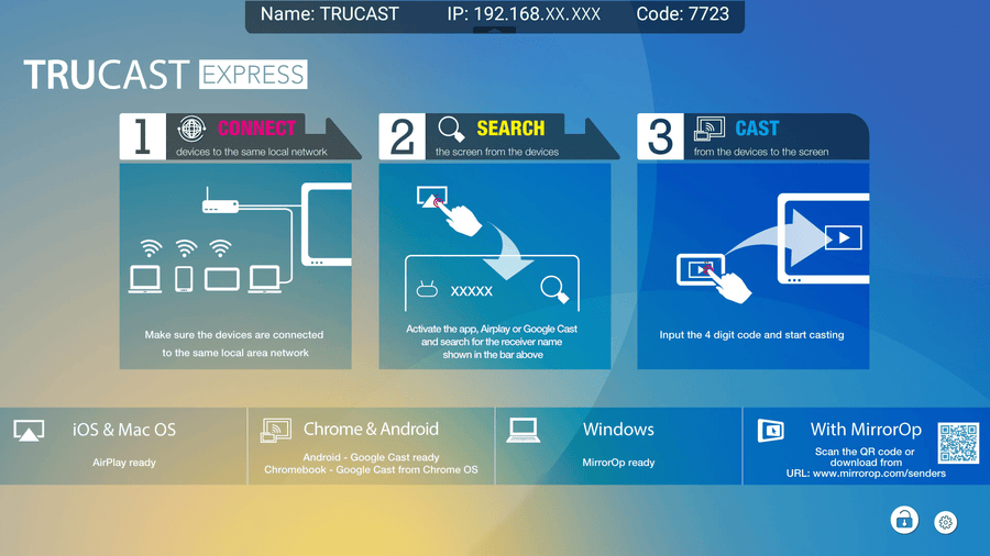 Newline TRUCAST Express interactive flat panel software