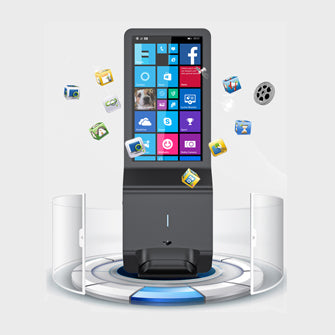 Trend 21.5" Stylish Hand Sanitizer Digital Signage Kiosks – TD-215SKF1