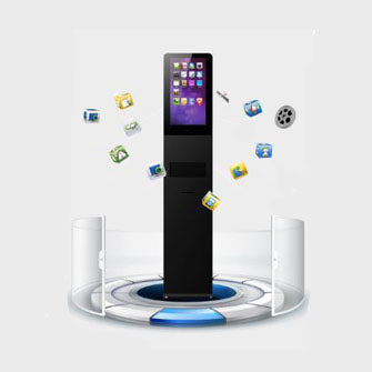 Trend 21.5" Stylish Hand Sanitizer Digital Signage Kiosks – TD-215SKFP4