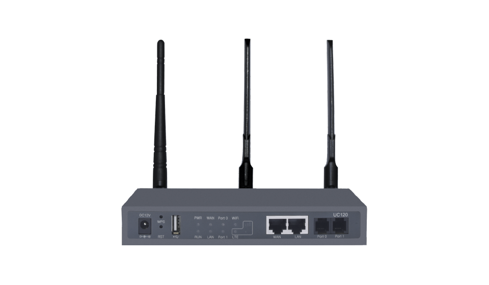 Dinstar UC120 VoIP PBX – Front View