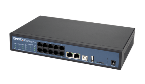 Dinstar UC200 Pro IP PBX – Side View