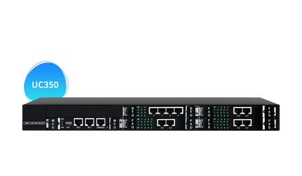 Dinstar UC350 IP PBX – Front View