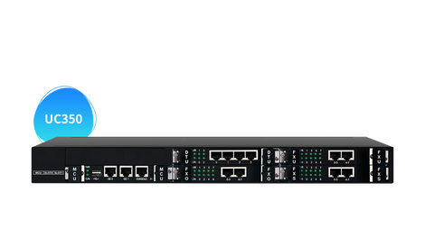 Dinstar UC350 IP PBX – Front View