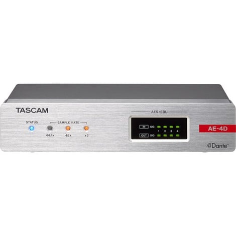 Tascam ML-4D/OUT-X 4-Channel Line-Output Dante Converter with Built-In DSP Mixer