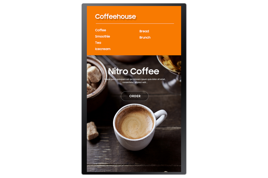 Samsung Tizen Kiosk Touch Display – KM24A