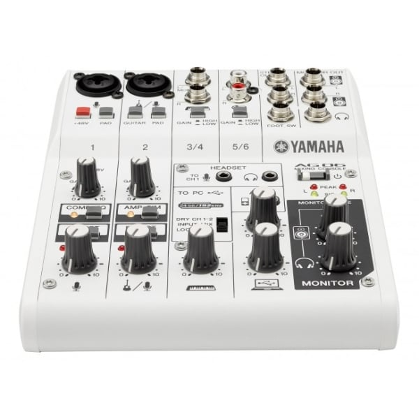 Yamaha AG06 Multipurpose 6-Channel Mixer with USB Audio Interface