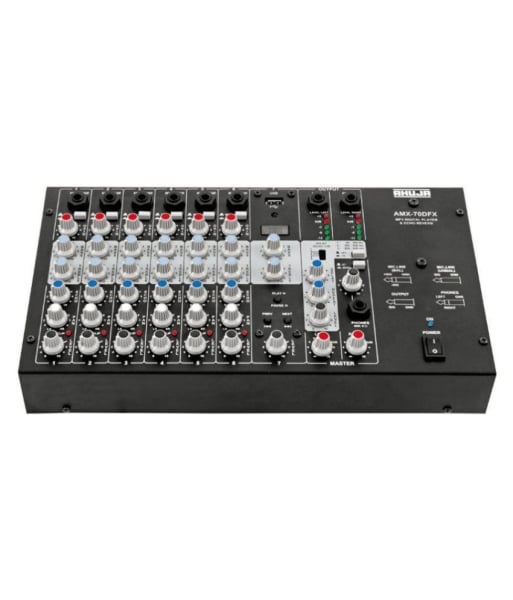 Ahuja AMX70DFX 7ch w/Digital FX PA Mixer