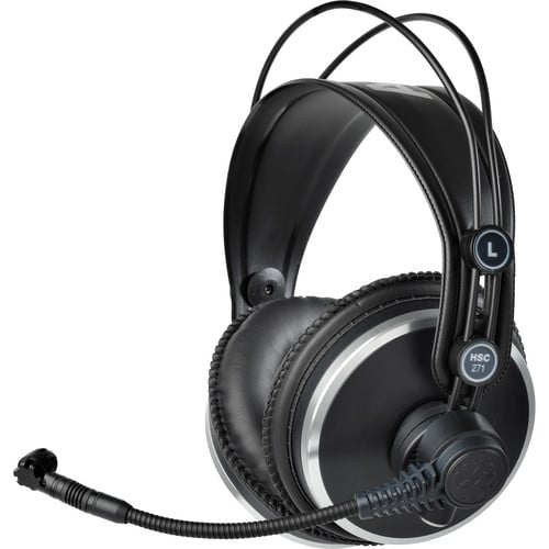 AKG HSC 271 XLR Pack Professional Headset with Cables and Condenser Microphone