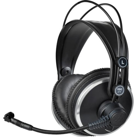 AKG HSC 271 XLR Pack Professional Headset with Cables and Condenser Microphone