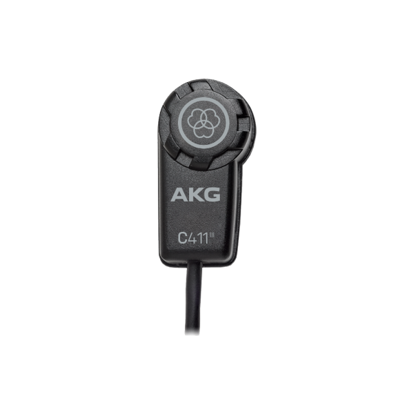 AKG C411 PP Miniature Condenser Pickup Microphone to 3 Pin XLR Male Cable