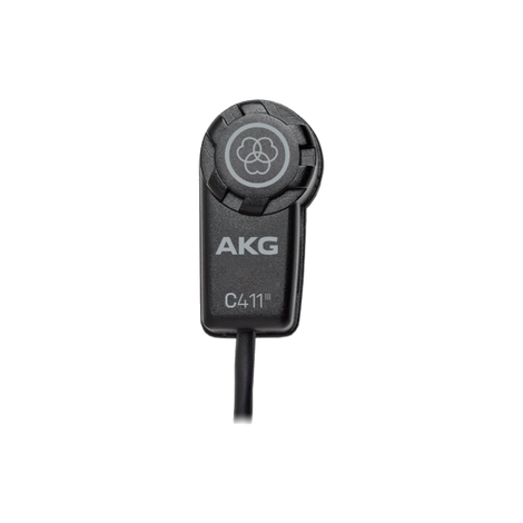 AKG C411 PP Miniature Condenser Pickup Microphone to 3 Pin XLR Male Cable