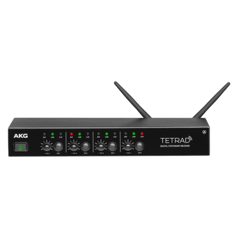 AKG DSR Tetrad EU Reference Digital Wireless Multichannel Receiver