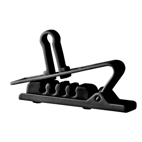 AKG H2 Croco Clip 5 Pack for MicroLite Microphones Black