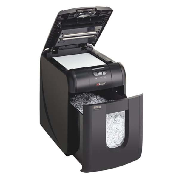 Buy Rexel Auto+ 130M Micro Cut Shredder in Dubai, Sharjah, Abu Dhabi, Ajman, Al Ain, Ras Al Khaimah, Fujairah, Umm al Quwain, UAE