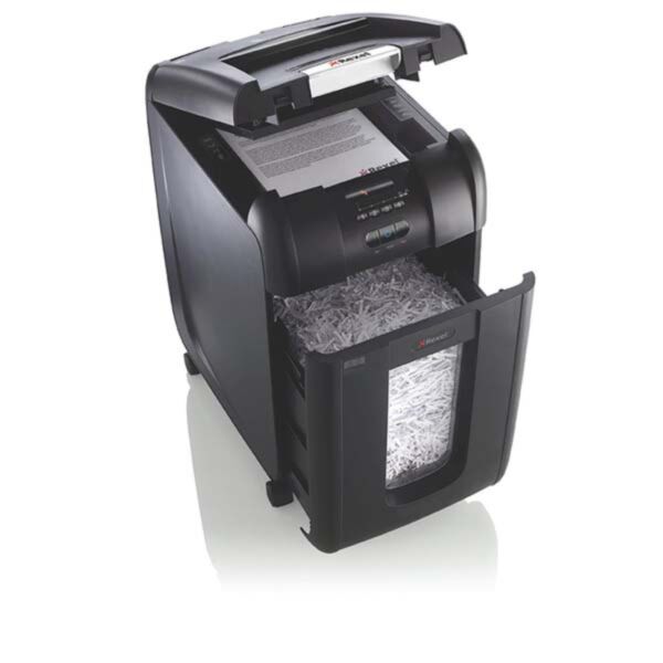 Buy Rexel Auto+ 300X Cross Cut Paper Shredder in Dubai, Sharjah, Abu Dhabi, Ajman, Al Ain, Ras Al Khaimah, Fujairah, Umm al Quwain, UAE