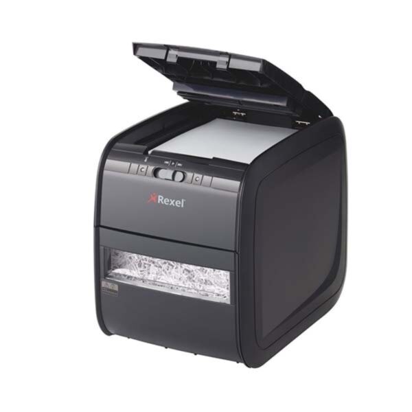 Buy Rexel Auto+ 90X Cross Cut Shredder in Dubai, Sharjah, Abu Dhabi, Ajman, Al Ain, Ras Al Khaimah, Fujairah, Umm al Quwain, UAE