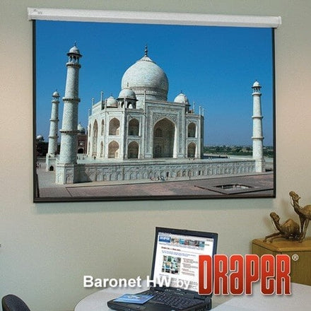 Draper AccuScreens 100" Electric Projector Screen – 4:3, Wall/Ceiling Mount