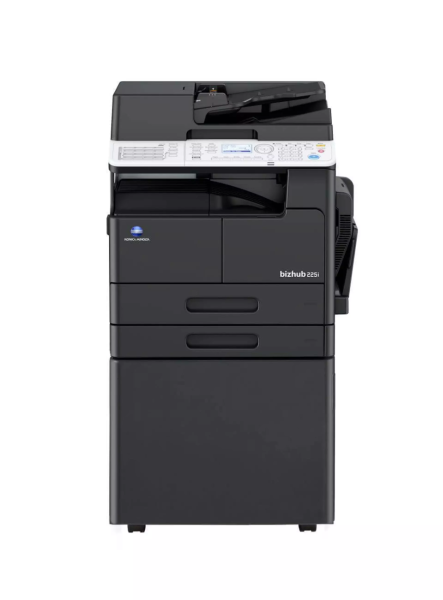 Konica Minolta bizhub 225i 22/8 PPM Monochrome Printer with Copy, Scan, and Fax for Small Offices Monochrome Printer