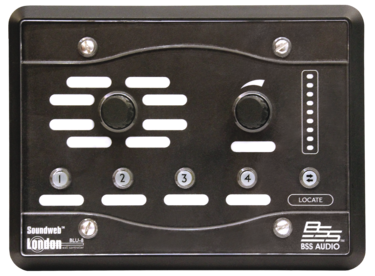 BSS Soundweb London BLU-8v2BLK Programmable Zone Controller