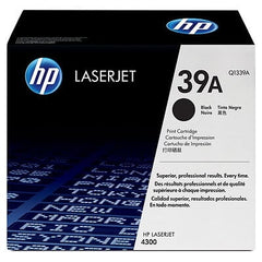 HP 39A Black Original LaserJet Toner Cartridge Q1339A