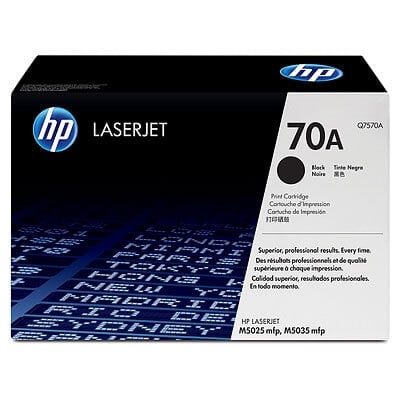 HP 70A Black Original LaserJet Toner Cartridge Q7570A