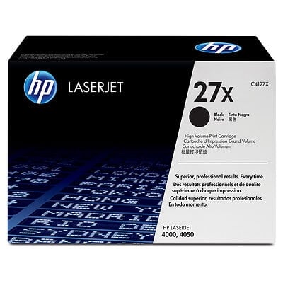 HP 27X Black Original LaserJet Toner Cartridge C4127X