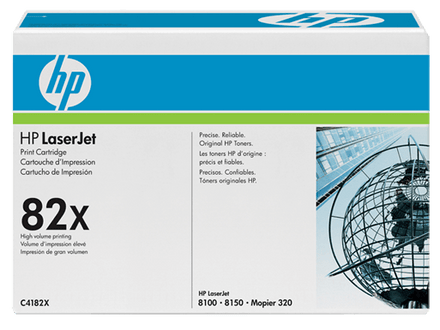 HP 82X Black Original LaserJet Toner Cartridge C4182X