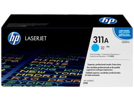 HP 311A Cyan Original LaserJet Toner Cartridge Q2681A