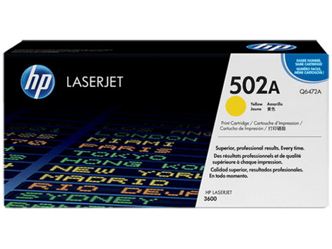 HP 501A Yellow Original LaserJet Toner Cartridge Q6472A