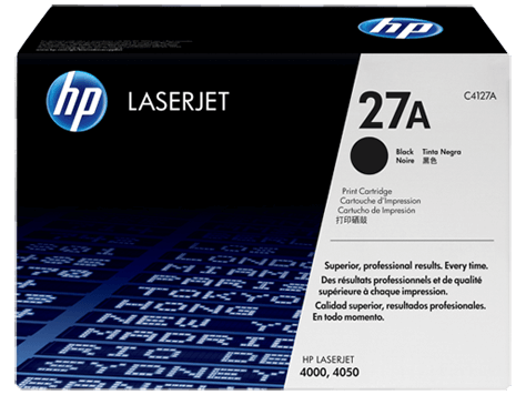 HP 27A Black Original LaserJet Toner Cartridge C4127A