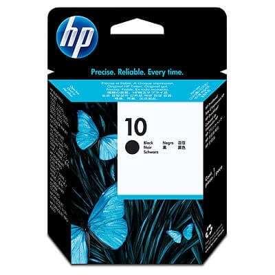 HP 10 Black Original Printhead Cartridge C4800A