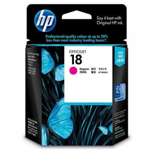 HP 18 Magenta Original Ink Cartridge C4938A