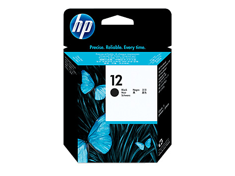 HP 12 Black Original PrintHead Cartridge C5023A