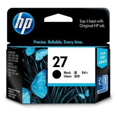 HP 27 Black Original Ink Cartridge C8727A