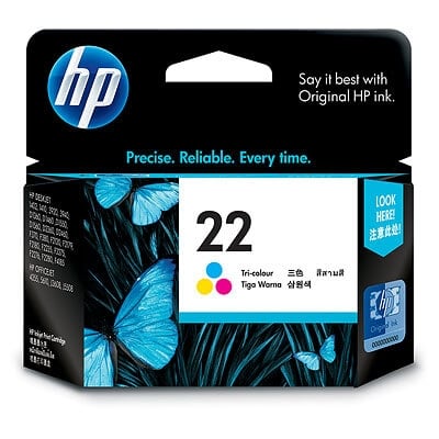 HP 22 Color Ink Cartridge C9352A