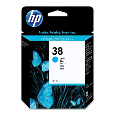 HP 38 Cyan Original Ink Cartridge C9415A