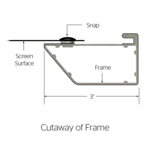 Dalite Cinema Contour Projection Screen