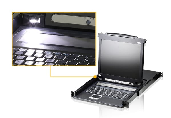 KVM CL1008M - 8-Port 17-inch LCD PS/2 Switch