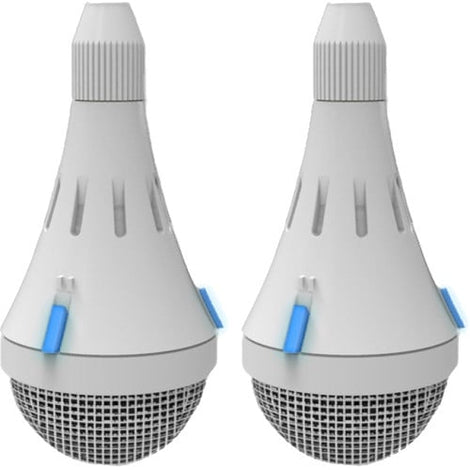 ClearOne 930-6200-206-W-D Ceiling Microphone Array Dante White Bundle