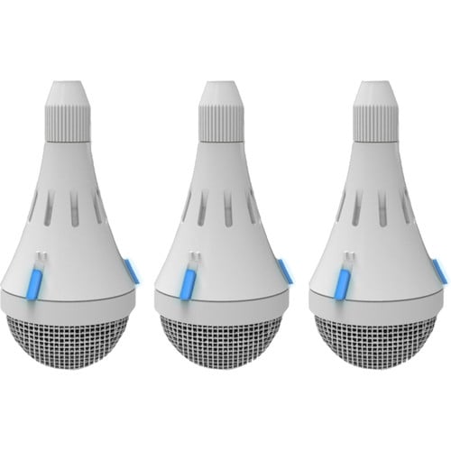 ClearOne Ceiling Microphone Array Analog- X 3 Array 6 Channel White Bundle