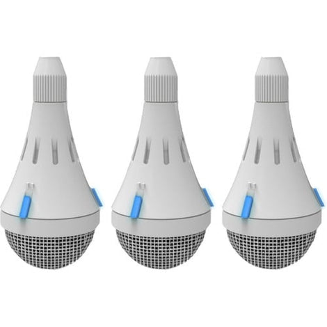 ClearOne 930-6200-309-W-D Ceiling Microphone 3 Array Dante Bundle